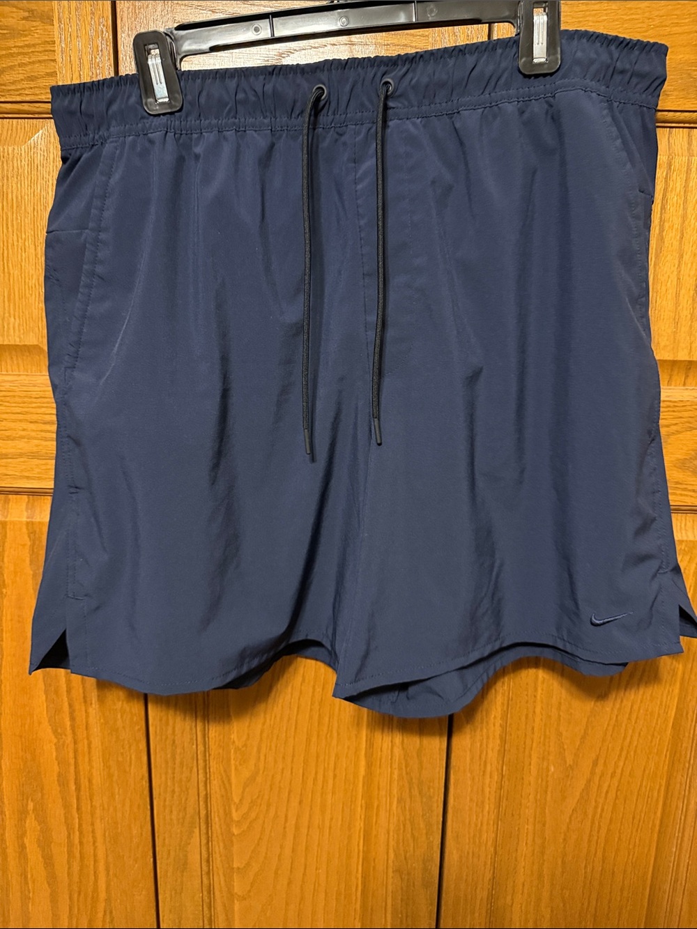 Nike Men's Navy Blue Training Shorts-Dri-Fit/XL